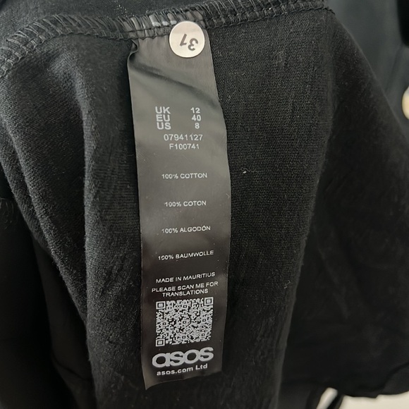 ASOS DESIGN faux horn button through dress - Picture 10 of 12